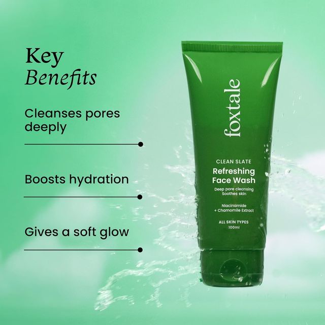 Foxtale Refreshing Face Wash with Niacinamide(Tube)