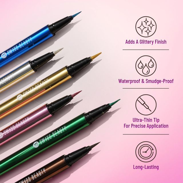 Swiss Beauty Eye Sparkle Sketch Liner - 1 Sparkle Silver