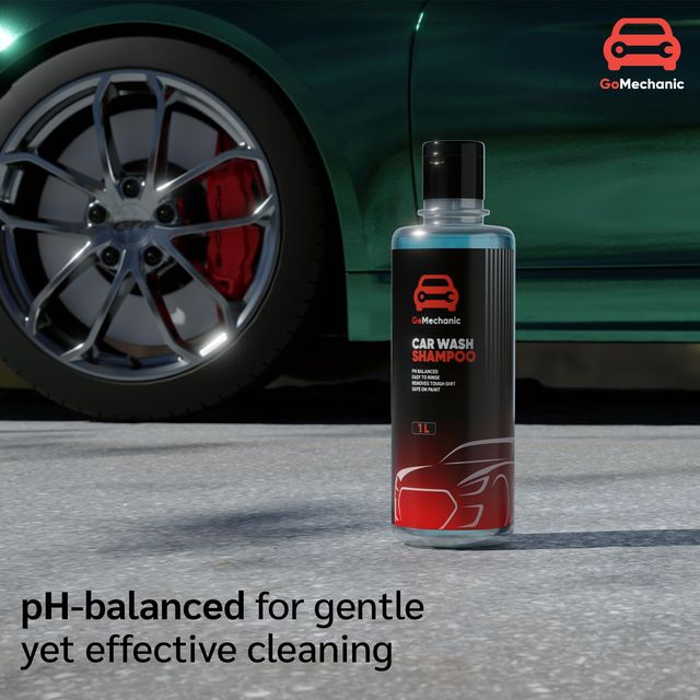 Gomechanic Car Shampoo 1L-High Foam For Deep Cleaning-Remove Tough Dirt-Safe On Paint - Ph Neutral 1 pc X 2 ComboGomechanic Car Shampoo 1L-High Foam For Deep Cleaning-Remove Tough Dirt-Safe On Paint - Ph Neutral 1 pc X 2 Combo
