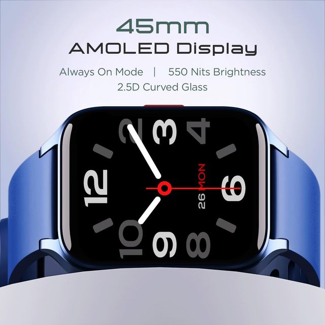 boAt Wave Max Smart Smartwatch | 1.78" AMOLED Display - Deep Blue