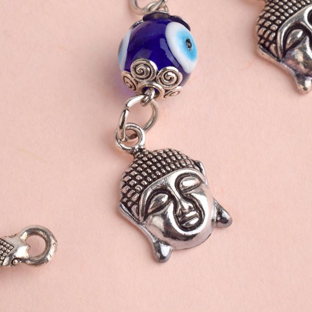 Satvik Mother's Day Gifting Buddha Evil Eye Key Chain