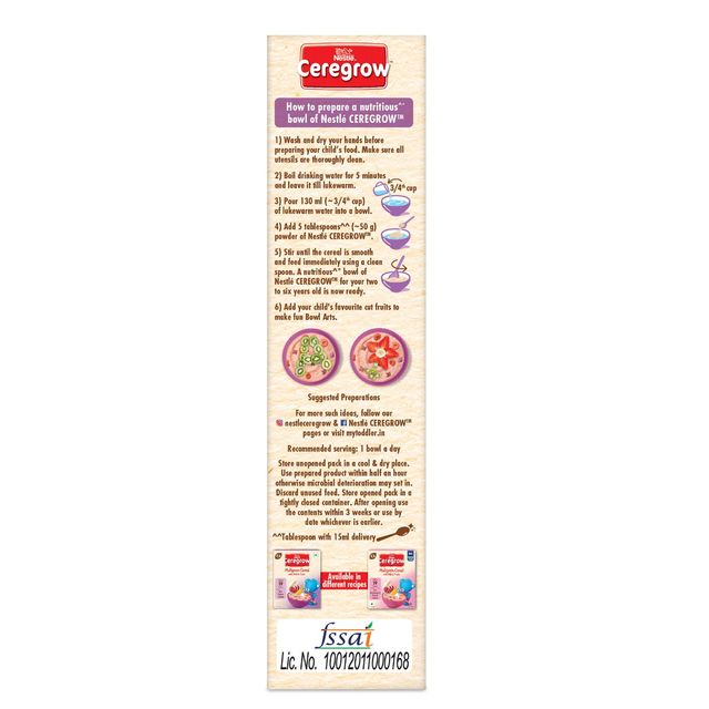 Nestle Ceregrow Multigrain Cereal With Milk and Fruits