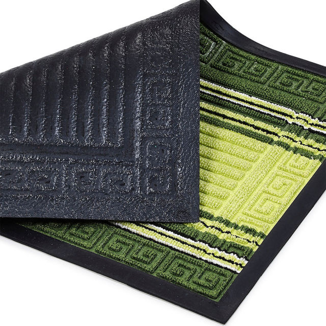 Status New Rubber Border Mat | 38 x 58 cm - Green