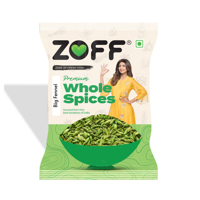 ZOFF Big Fennel Seeds Whole - Saunf