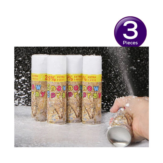 Snow Spray For Party - White 1 pc Combo