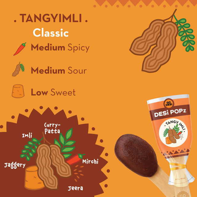 Tangy Imli (Tamarind) 10 Pcs Sour Candy | No Refined Sugar | Lollipop By Go Desi (10pc) & Dry Fruit Barfi, 6 Pcs | No Added Refined Sugar | Single Packs | Burfi | Sweets | By Go Desi (120g) Combo