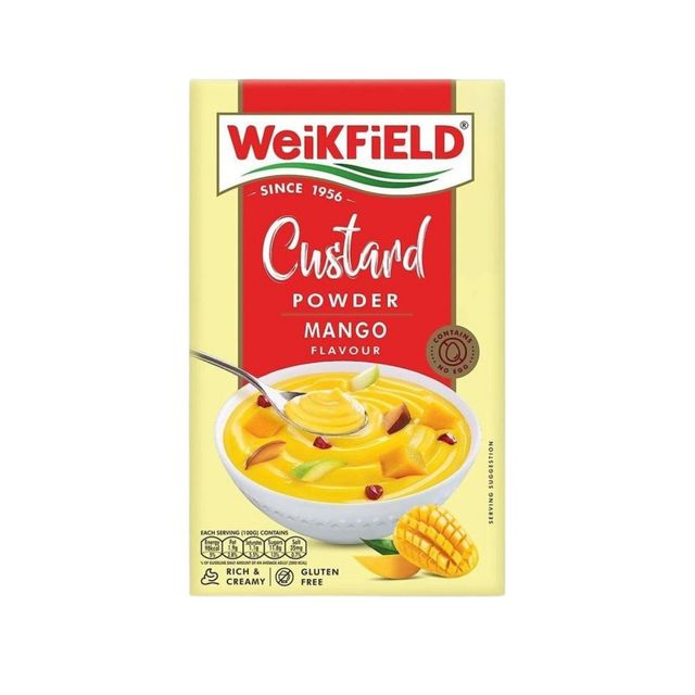 Weikfield Custard Powder Vanilla Flavour Carton(200gms) & Weikfield Custard Powder Mango Flavoured Carton(75gms) Combo