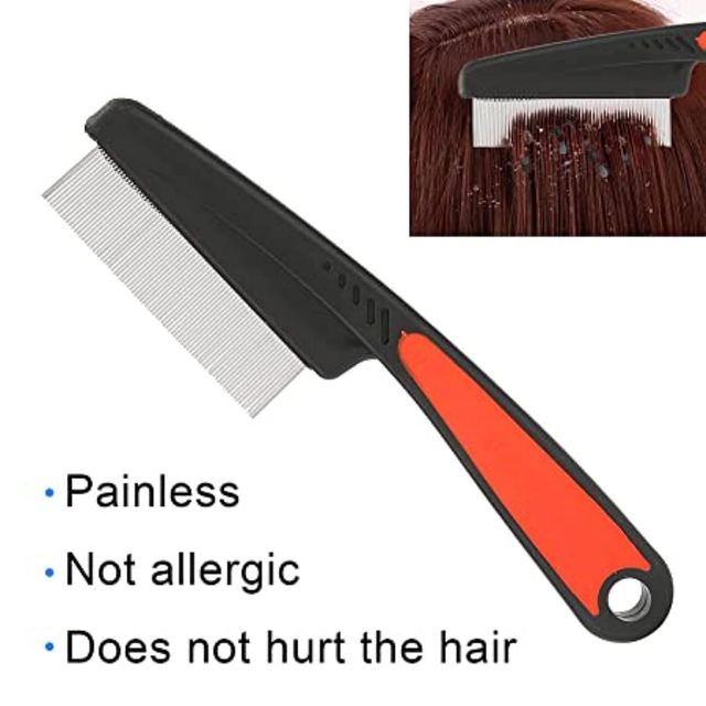 Foodie Puppies Pet Stainless Steel Flea Comb For Dog, Cat, Birds And Rabbit - (Flea Comb - Large)