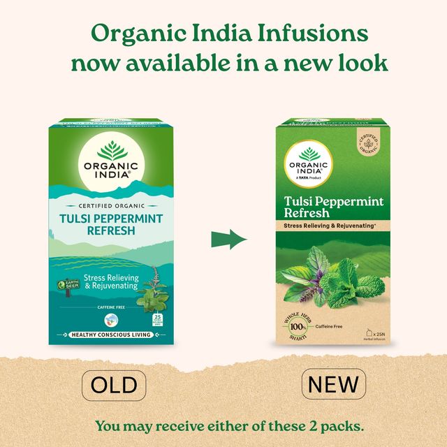 Organic India Basil and Peppermint Organic Herbal Tea
