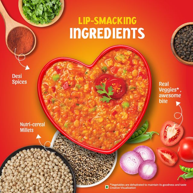 Saffola Masala Millets Tomato Delight| Lower In Calories Yummy Millets For Happy Tummy