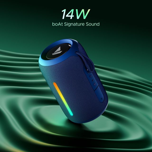 boAt Stone 358 Pro w/ 14W Signature Sound,Type-C Interface Bluetooth Speaker(Vibing Blue)