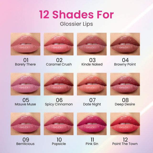 Swiss Beauty Plump Up Wet Lip Gloss For Glossy And Fuller Lips - 9 Berrilicious