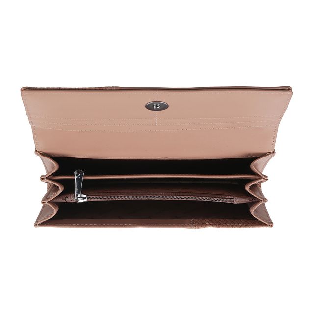 Mochi Peach Synthetic Wallet for Women | 95-7659-80
