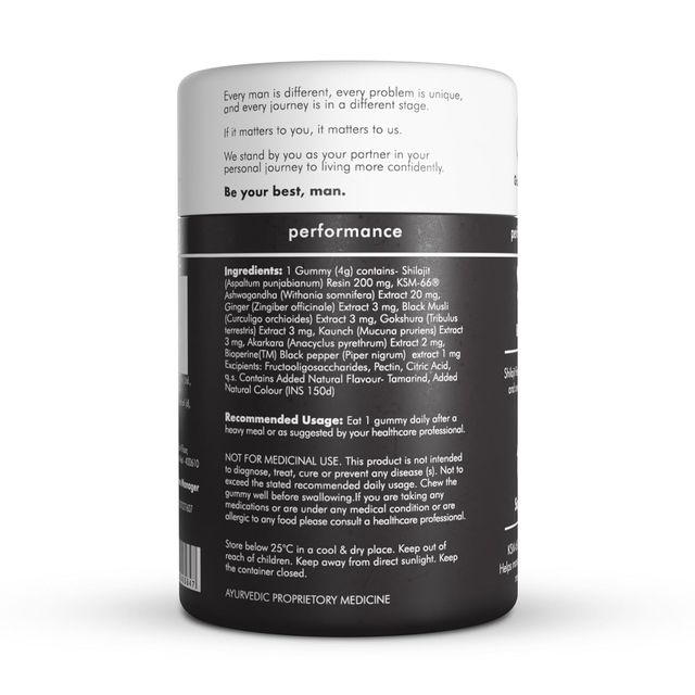 Man Matters Shilajit Gummies (30 Gummies)