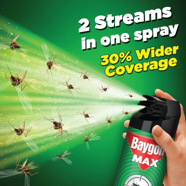 Baygon Max Lime Fragrance Mosquito and Fly Killer Spray
