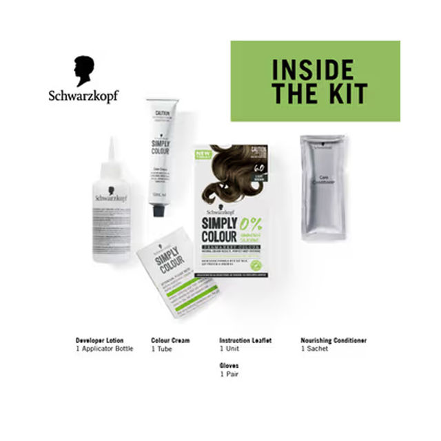 Schwarzkopf Simply Color Permanent Hair Colour 6-00 Light