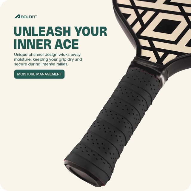 Boldfit Badminton Grip Multicolor Anti Slip Perforated Tennis Racket Grip Po5