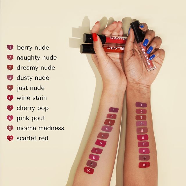 Bella Vita Kiss-Proof Liquid Lipstick Intense Moisturisation - Dusty Nude