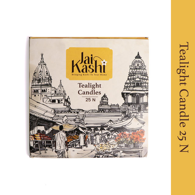 Jai Kashi Tea Light Candle| Rakhi Gift for Brother & Sister