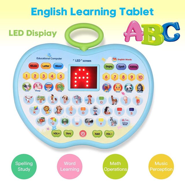 Toyshine Kids Computer Tablet Toy Baby Children For 3+ Year - Apple
