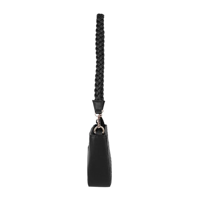 Metro Black Synthetic Sling Bag for Women | 66-179-11