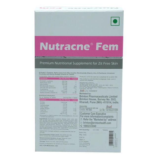 Nutracne Fem Tablet