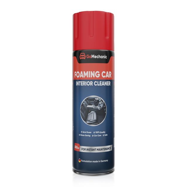 Gomechanic Foaming Car Interior Cleaner-Upholstery & Leather Cleaner For Car Seats & Interiors