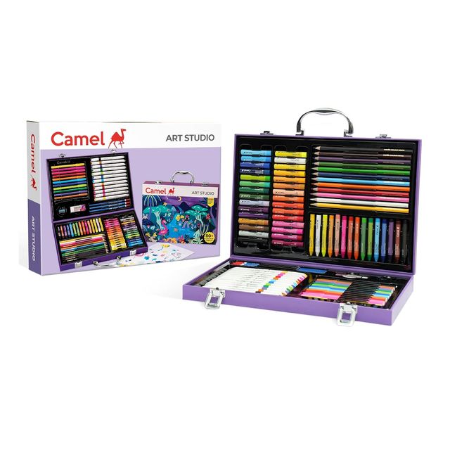 Camel Art Studio Set In A Reusable Briefcase Pack