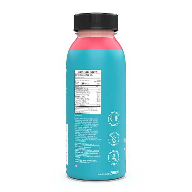 Phab 18g Protein Strawberry and Cream Milkshake
