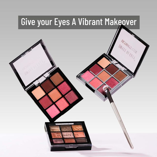 Swiss Beauty Ultimate 9 Pigmented Colors Eyeshadow Palette - Shade 06