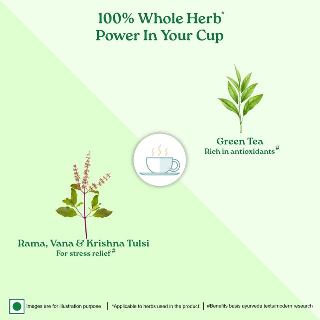 Organic India Tulsi Honey and Lemon Organic Green Tea