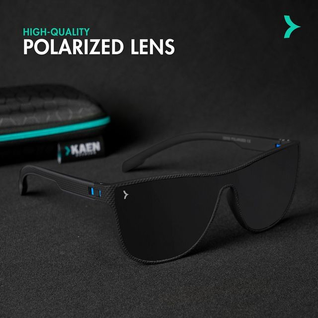 Eyewearlabs Men Sunglassses KAEN Krew Black Wayfarer