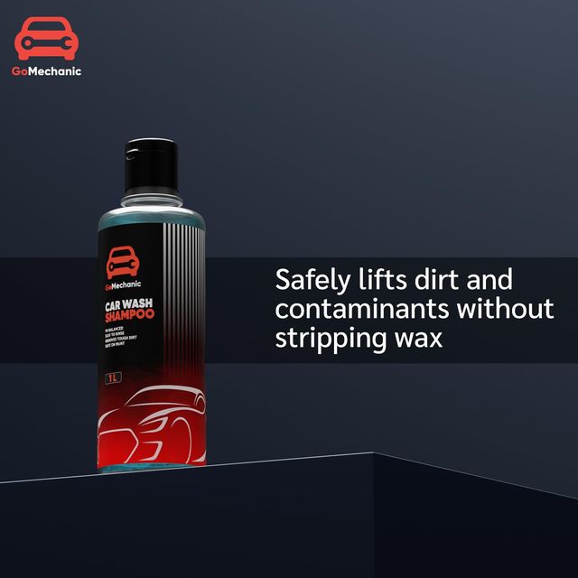 Gomechanic Car Shampoo 1L-High Foam For Deep Cleaning-Remove Tough Dirt-Safe On Paint - Ph Neutral 1 pc X 2 ComboGomechanic Car Shampoo 1L-High Foam For Deep Cleaning-Remove Tough Dirt-Safe On Paint - Ph Neutral 1 pc X 2 Combo