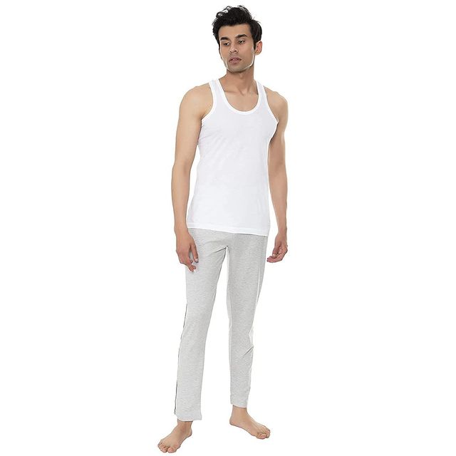 Amul Comfy Men's Vest | White - 80
