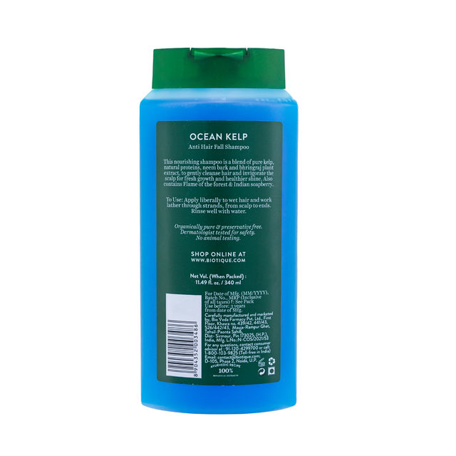 Biotique Ocean Kelp Anti Hair Fall Shampoo 340 ml Combo