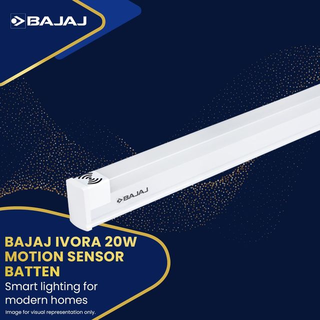 Bajaj Ivora Motion Sensor 20W CDL LED Batten