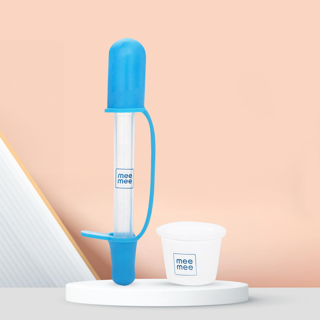 Mee Mee Accurate Medicine Dropper and Dispenser For Kids | Blue | 0 - 2 years