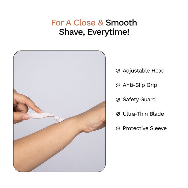 Bikini Line Razor (1pc) & Disposable Body Shaving Razor(5pc) Combo