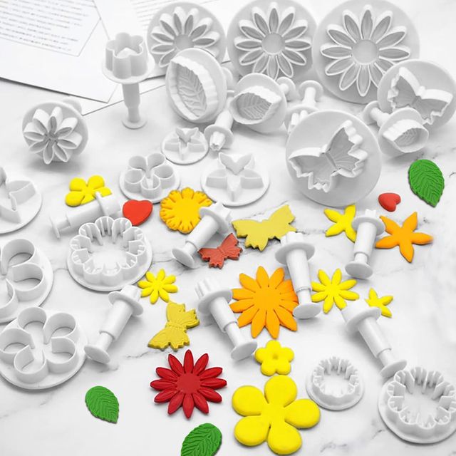 Frenchware Cake Making | Cookie Moulds, Fondant Tools, Food Grade ABS, for Baking & Decor