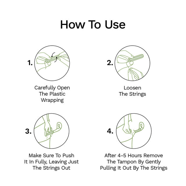 Pee Safe Tampon - Regular Flow 16 pc Combo