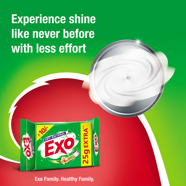 Exo Ginger Twist Dishwash Bar | Anti Bacterial