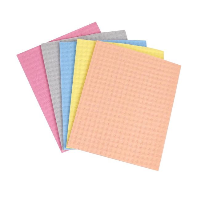 Cutting Edge Kitchen Cleaning Sponge Wipe Super Absorbent | Pack of 5 | Multicolor