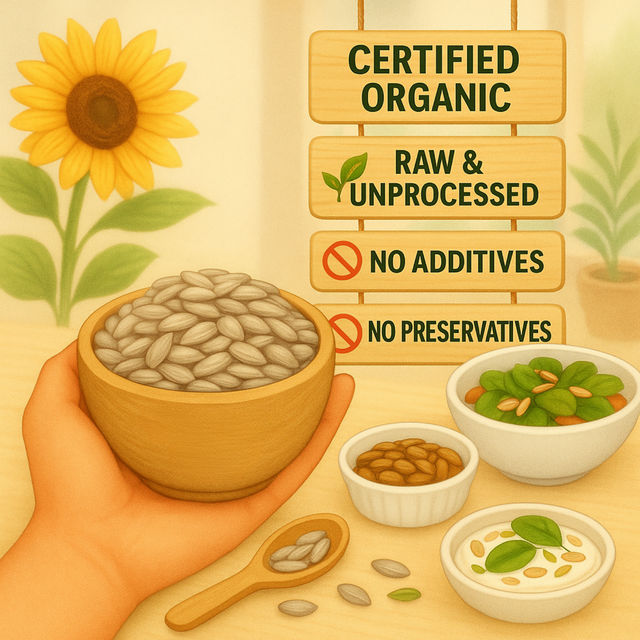 Earthen Story Organic Raw Sunflower Seeds