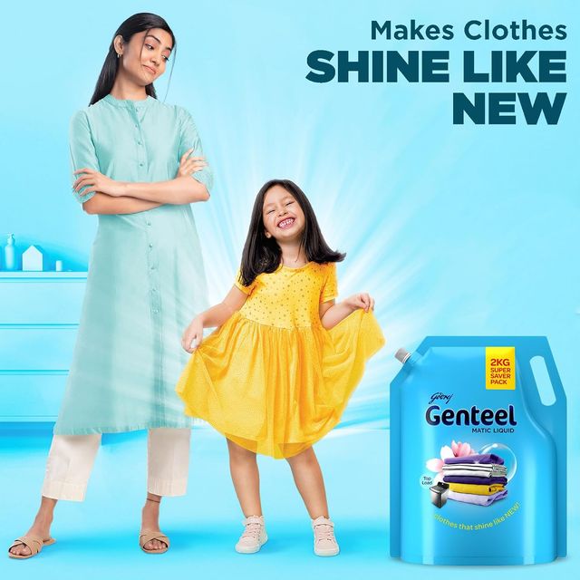 Godrej Genteel Matic Front Load Detergent Liquid Refill Pouch