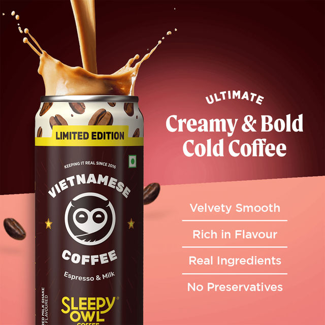 Sleepy Owl Vietnamese Cold Coffee Can