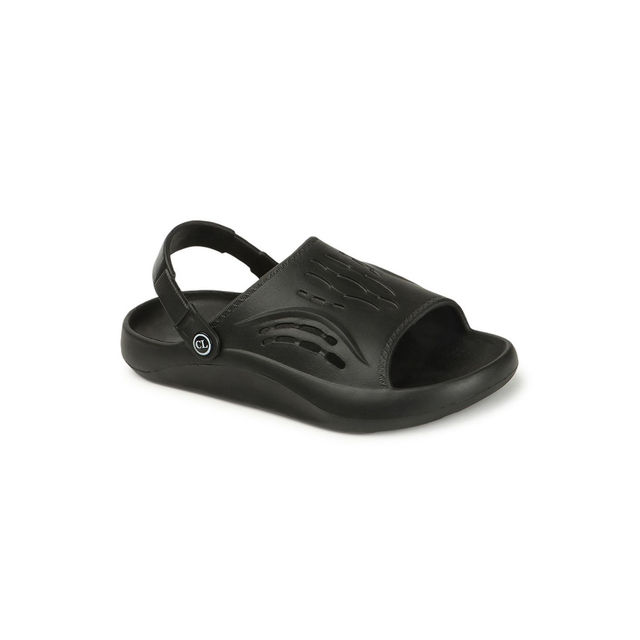 Carlton London Black Comfortable Men Flip Flops | UK 7