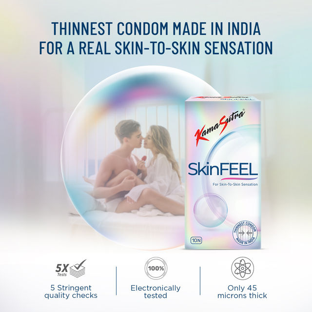 KamaSutra SkinFEEL Thinnest Condoms for Men