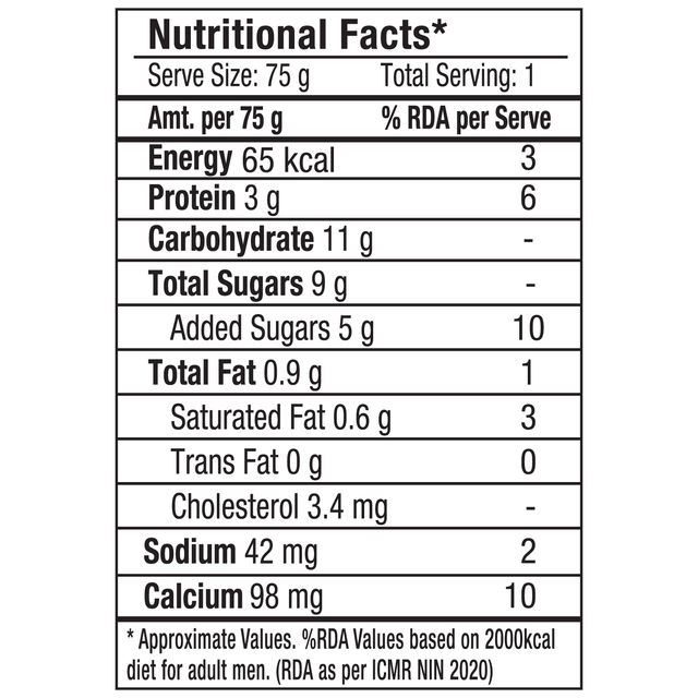 Epigamia Fruit Yogurt- Mango 75 g Combo