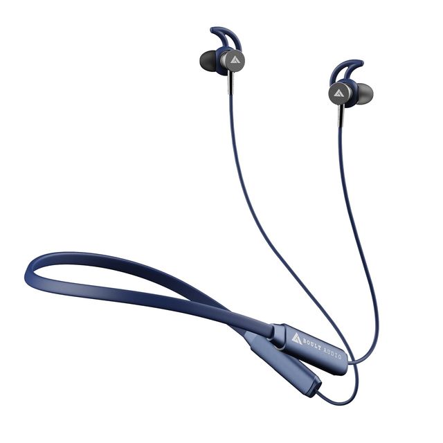 Boult Probass Eqcharge With Zen Mode Enc,Ultra-Fast Charging Bluetooth Headset(Blue, In The Ear)