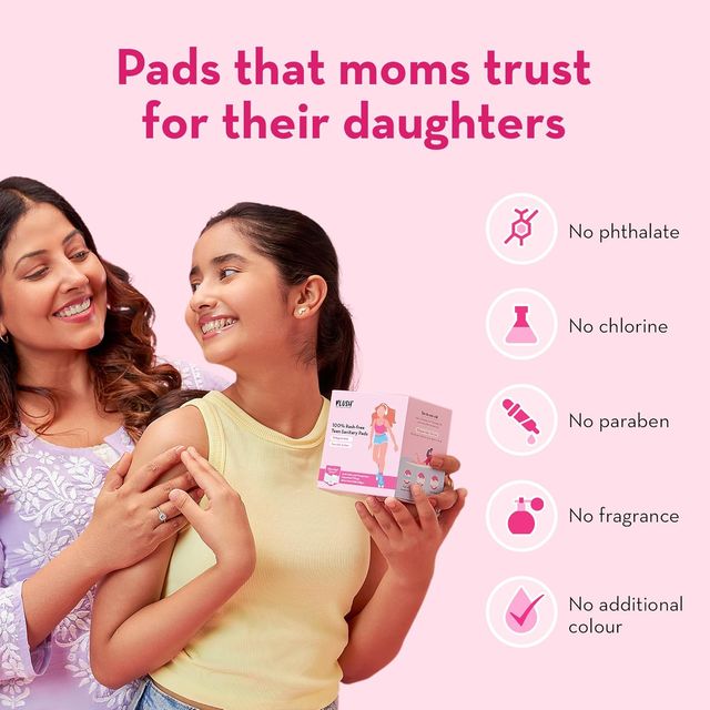 Plush Regular Teen Sanitary Pads With Anti Fold Technology